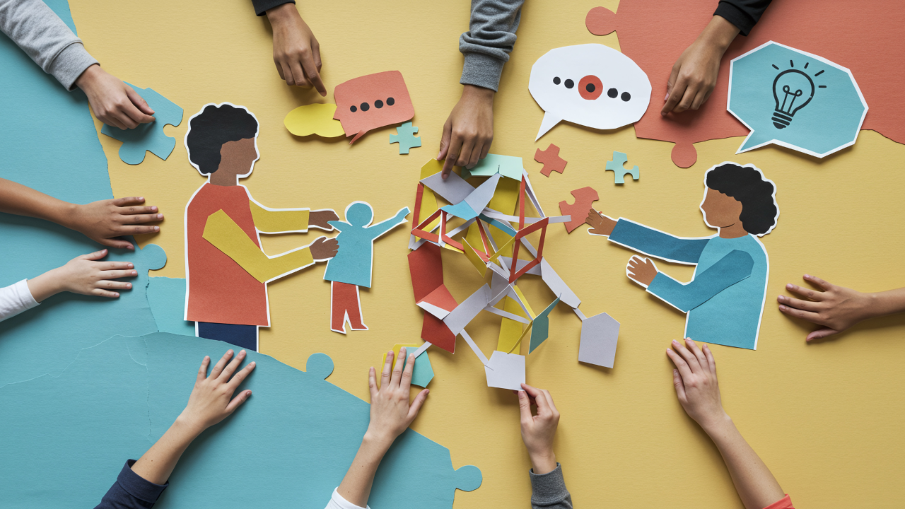 Risoluzione collaborativa dei problemi e lavoro di squadra creativo in una comunità